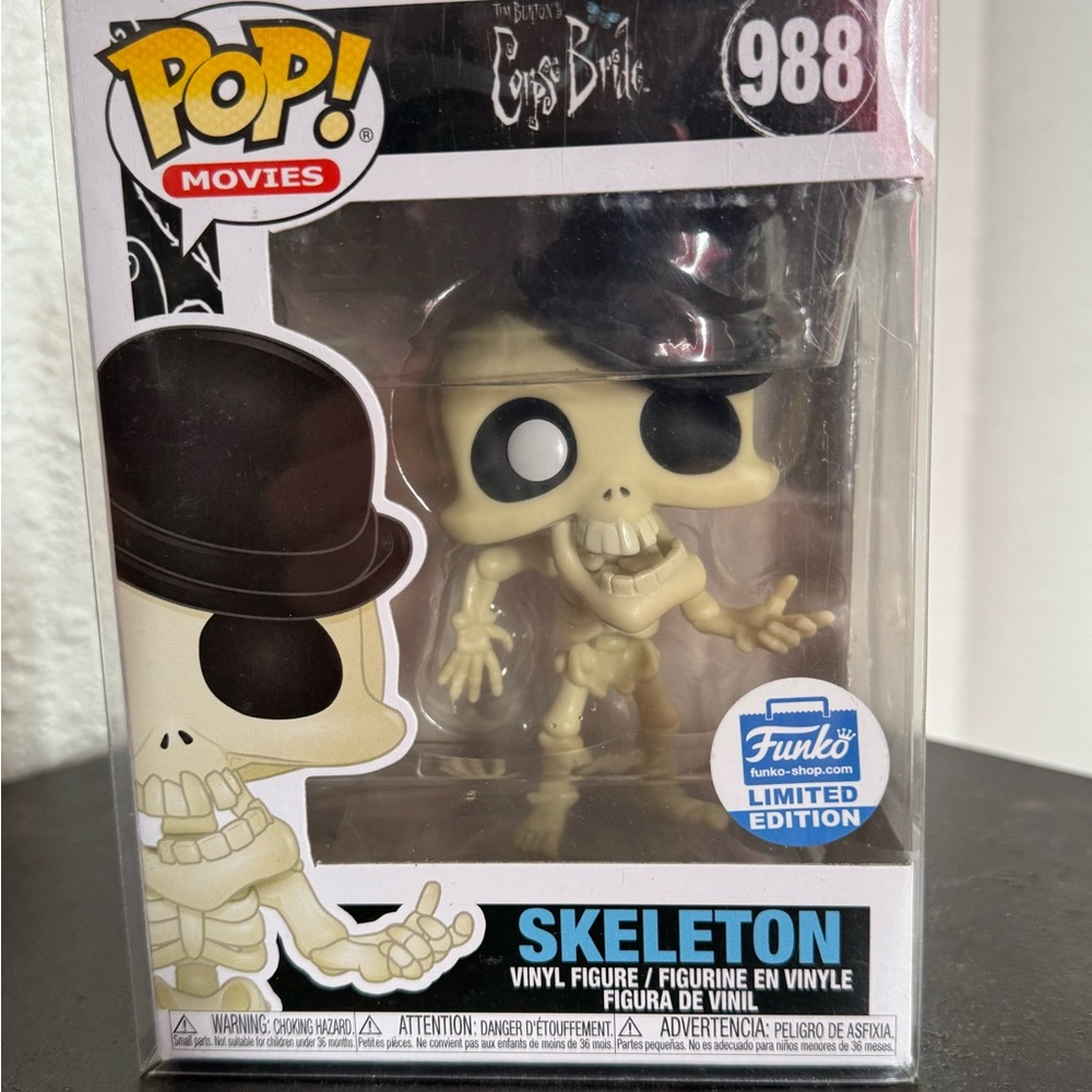 Funko Pop Skeleton Corpse Bride Vinyl Figure 988